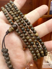 Small Agarwood Beads 4mm | 216 Agarwood Bracelet Beads | Bracelets for Women | Vietnamese Forest Agarwood | Necklace 216 beads