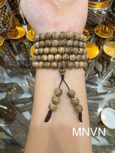 Multi-Veined Natural Forest Agarwood | 108-Bead Bracelet Necklace (8mm) | Premium Trầm Hương