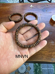 Women's Agarwood Button Bead Bracelet | Natural Sinking Agarwood | Elegant & Pure