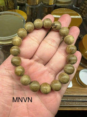 Wild Agarwood Bracelet – Old Forest Agarwood from Khanh Hoa, Vietnam (10mm Beads)