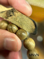 Wild Agarwood Bracelet – Old Forest Agarwood from Khanh Hoa, Vietnam (10mm Beads)