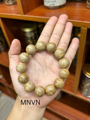 Premium Longan Eye Agarwood Bracelet – 18mm Beads | Strong Natural Scent | Forest Harvested