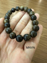 Ky Nam Agarwood Bracelet – 19 Beads (9–10mm) | Rare Sinking Wild Oud